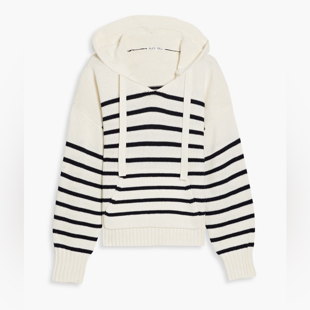 Alex Mill Cream and Black Striped Sweater